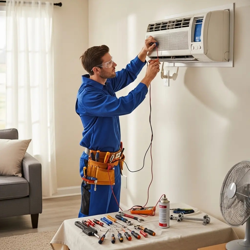 Manisa Panasonic Panasonic klima gaz dolumu ve bakım – Enerji verimliliği artırıldı. - Teknik servis örneği